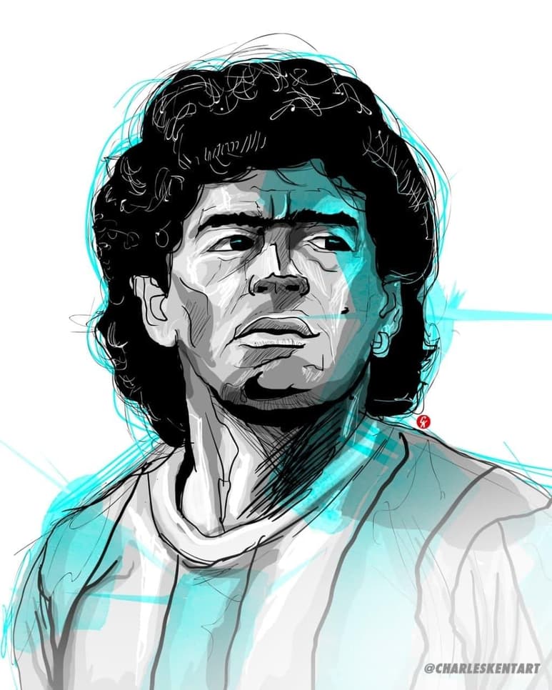 El presidente de Argentina, Alberto Fernández, agradeció al exfutbolista por los momentos que marcaron al país a través del fútbol (CHARLES KENT)