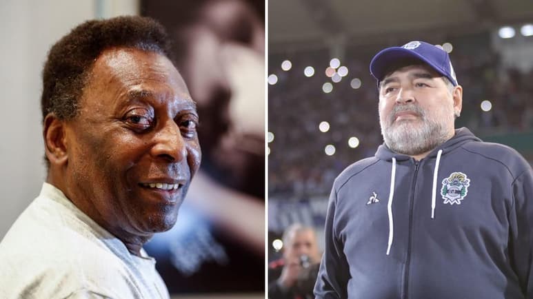 Pelé, otra leyenda del futbol en el mundo, se pronunció sobre la partida del argentino Diego Maradona. (ARCHIVO)