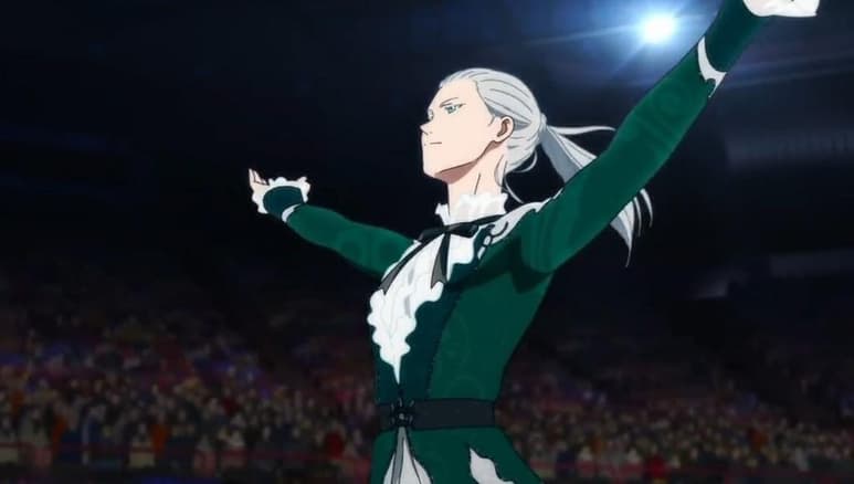 La serie de Yuri On Ice se estrenó en 2016 y en 2017 se anunció una producción cinematográfica basada en la misma (CAPTURA)