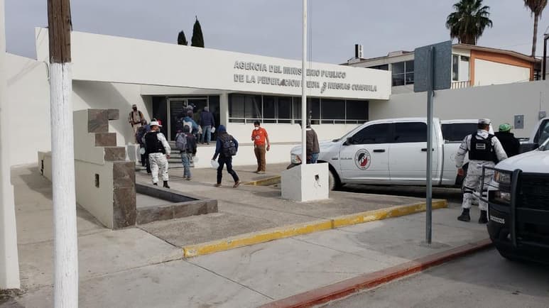 Fueron trasladados a las instalaciones de la subdelegación de la Fiscalía General de la República (FGR) con sede en el municipio de Piedras Negras. (EL SIGLO COAHUILA)