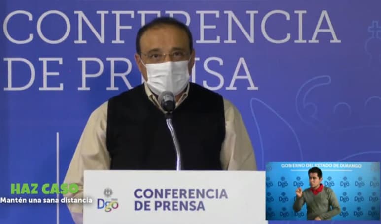 Este jueves la Secretaría de Salud de Durango dio a conocer su reporte diario de decesos y contagios por COVID-19 en la entidad. (ESPECIAL)
