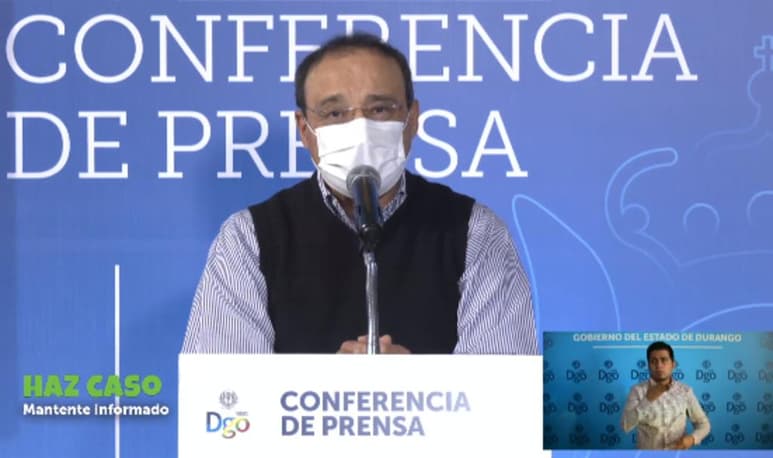 Este viernes la Secretaría de Salud de Durango dio a conocer su reporte diario de decesos y contagios por COVID-19 en la entidad. (ESPECIAL)