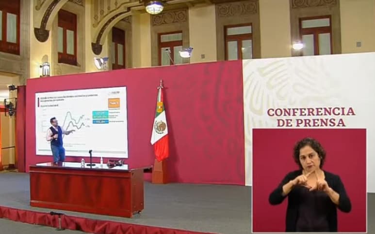 Las autoridades federales de Salud ofrecieron la conferencia de prensa diaria para informar a la población sobre la pandemia de la enfermedad COVID-19, causada por el coronavirus SARS-CoV-2, en México. (ESPECIAL)