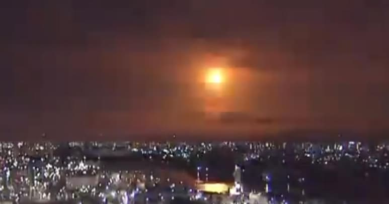 La explosión desconcertó a los habitantes de la región de Kanto en Japón (CAPTURA)