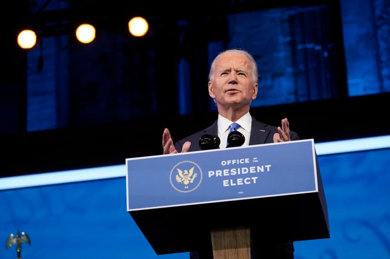 Biden se enfrenta a un Senado dividido por muy poco y una ligera mayoría demócrata en la Cámara de Representantes.