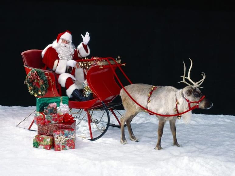 Este Santa Claus tenía planeado recorrer las calles dando regalos a los niños. (INTERNET)