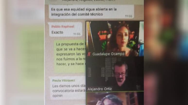 Alejandra Chávez y Alejandro Ortiz son las personas que renunciaron a la Secretaría de Cultura, tras el caso del polémico chat 'Desactivación colectivos'. (ESPECIAL)