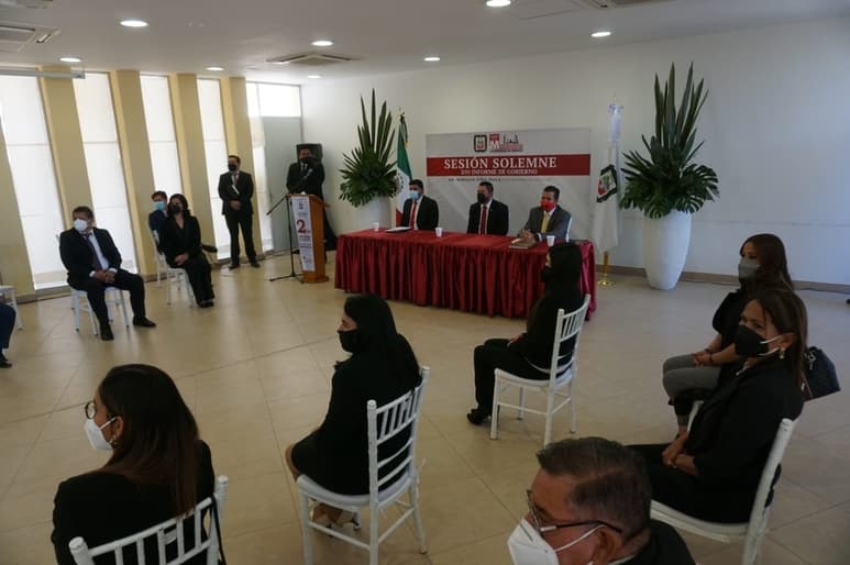 En su Informe de Gobierno, el alcalde de Matamoros aseguró que hay transparencia en el manejo de los recursos públicos. (EL SIGLO DE TORREÓN)