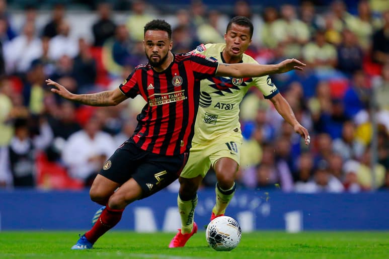 América derrotó 3-0 al Atlanta United en el partido de ida, poco tiempo antes de la suspensión de la competencia. (JAM MEDIA)