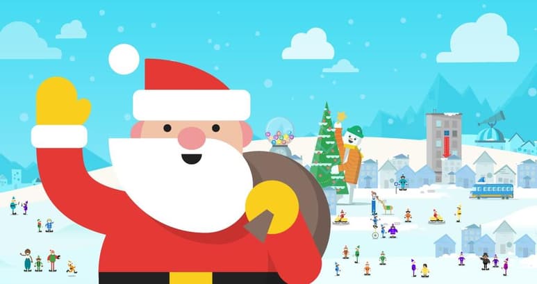 A través de su buscador, Google ofrece a sus usuarios un divertido 'easter egg' navideño (CAPTURA)