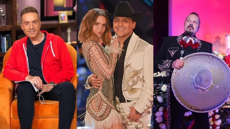 Daniel Bisogno, Pepe Aguilar y Belinda están entre los temas de la farándula que dieron de qué hablar este 2020. (ESPECIAL)