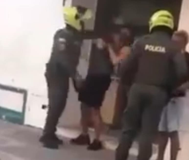 El actor compartió el video de su ataque en Instagram (CAPTURA)
