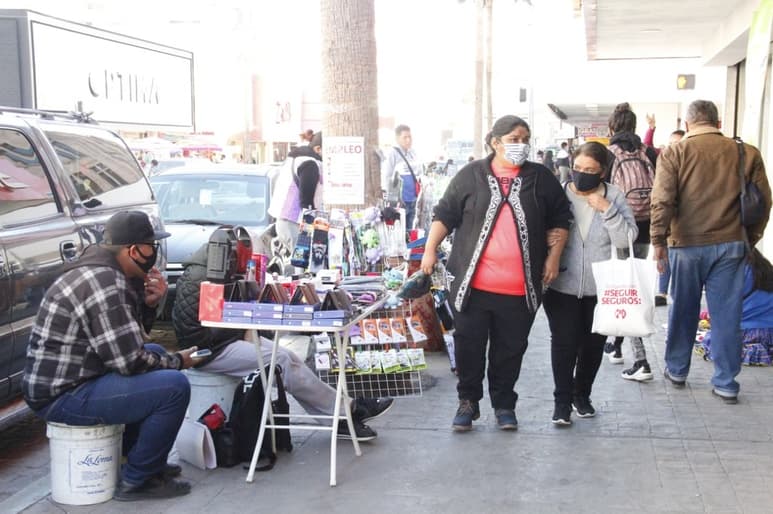La Canaco realizó ayer un recorrido en el Centro Histórico de Torreón y se observó que hay un flujo muy importante de clientes. (EL SIGLO DE TORREÓN)