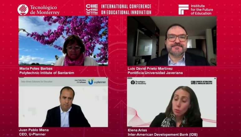 En esta charla, se discutió como la colaboración entre empresas y proveedores de educación, actores públicos y privados, pueden favorecer la innovación y la transformación digital de la enseñanza. (ESPECIAL)
