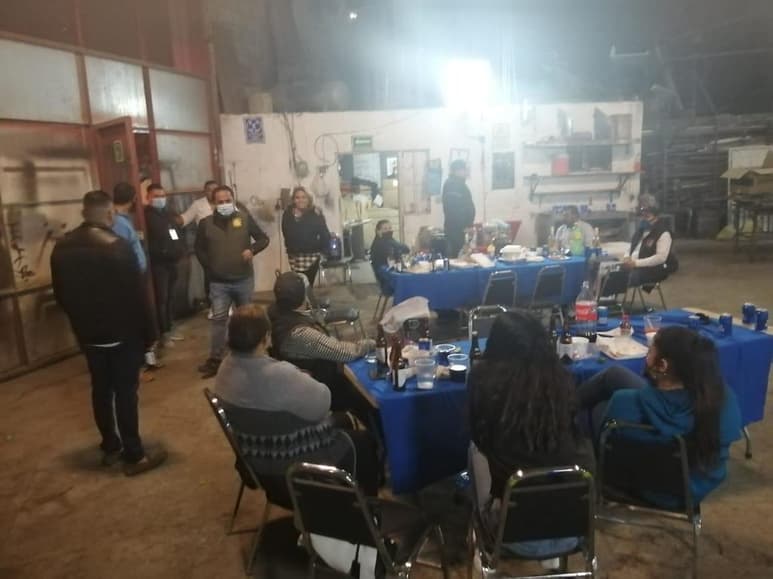 En esta ocasión, principalmente se detectó la organización de las tradicionales posadas, propias de la temporada navideña.