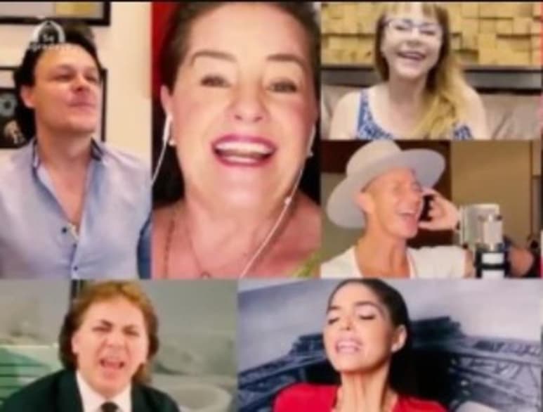 Más de 100 personas fueron nombradas en el homenaje que Televisa hizo en memoria de los fallecidos este año, durante la celebración de Navidad 2020 que se llevó a cabo por vía remota. (Especial)