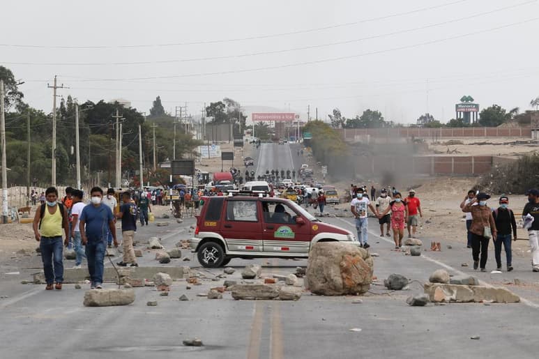 Los choques se registraron en Ica, al sur de Lima. (EFE)