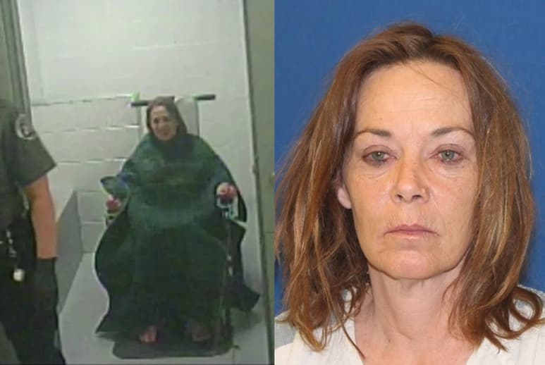La mantuvieron en aquel entonces arrestada y atada a una silla por4 horas. (INTERNET)