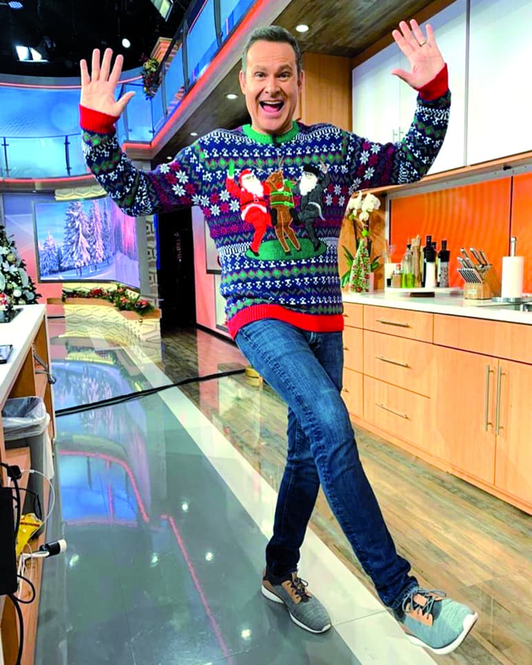 En familia. El conductor Alan Tacher celebró las fiestas navideñas en casa.