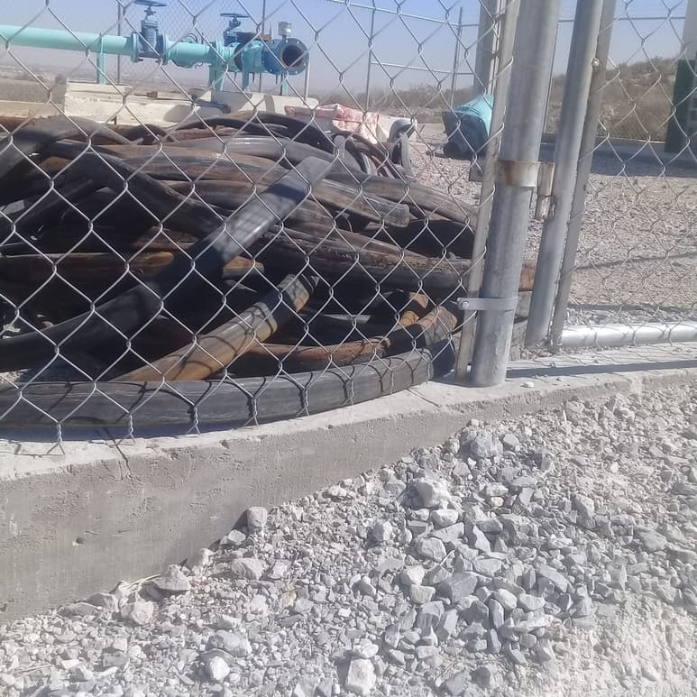 Se registró un desperfecto en la noria que abastece al poblado La Luz del vital líquido.