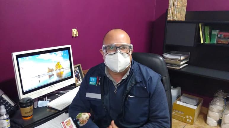 Iván Alejandro Moscoso González, jefe de la Jurisdicción Sanitaria número 01 con sede en Piedras Negras.