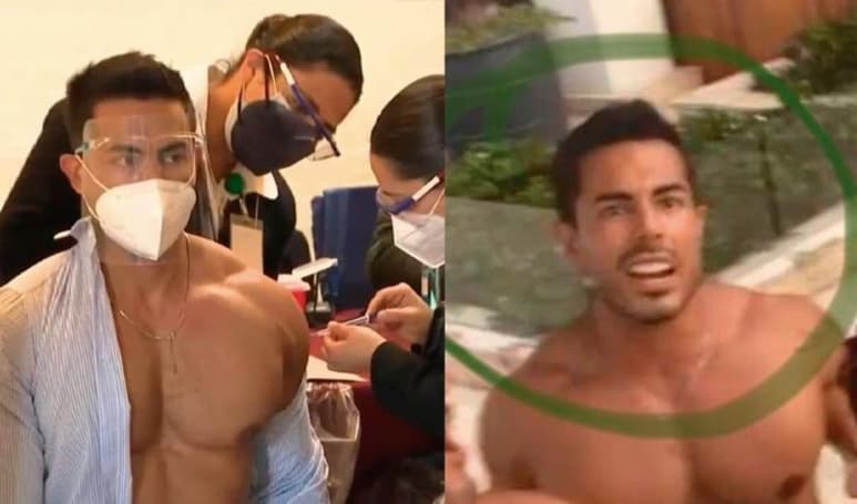 Hace unas semanas se volvió viral en las redes sociales la imagen de un médico musculoso de la Ciudad de México recibiendo la vacuna de Pfizer contra el COVID-19. (Especial)