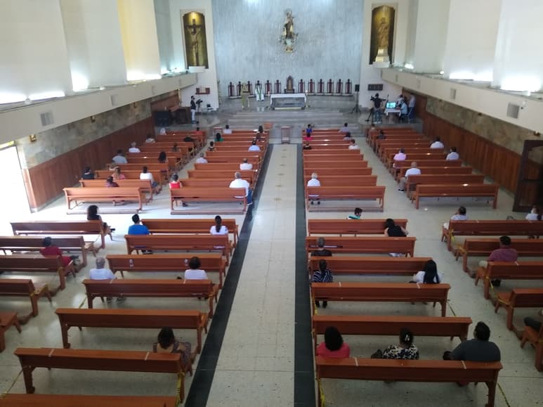 Para este año, la Iglesia católica continuará con restricciones en la celebración de actividades religiosas, atendiendo los protocolos.