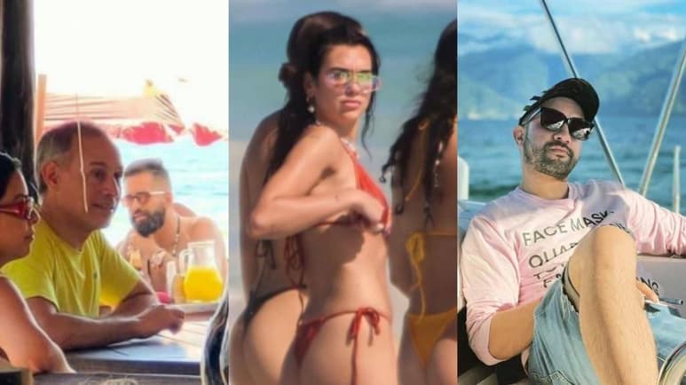 Los critican. Hugo López Gatell, Niurka, Bárbara de Regil. (i-d, abajo), Sherlyn, Chumel y Dua Lipa. (ESPECIAL)
