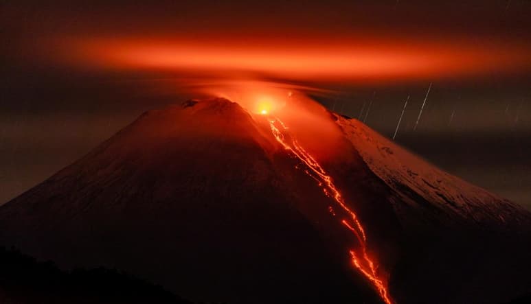 Científicos de la Universidad del Sur de Florida (USF) han desarrollado un modelo numérico avanzado para ayudar a establecer con mayor precisión el tamaño de las erupciones volcánicas del pasado, a partir del estudio de una sucedida en Ecuador hace 2,500 años. (ARCHIVO)