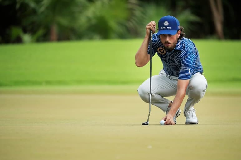 El tamaulipeco Abraham Ancer, buscará en este 2021, su primer triunfo dentro del tour profesional de la PGA. (Twitter)