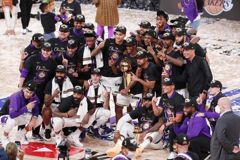 Los Angeles Lakers anunciaron este jueves que visitarán la Casa Blanca en calidad de campeones de la NBA luego de que el presidente electo, el demócrata Joe Biden, asuma el cargo el 20 de enero. (ESPECIAL) 