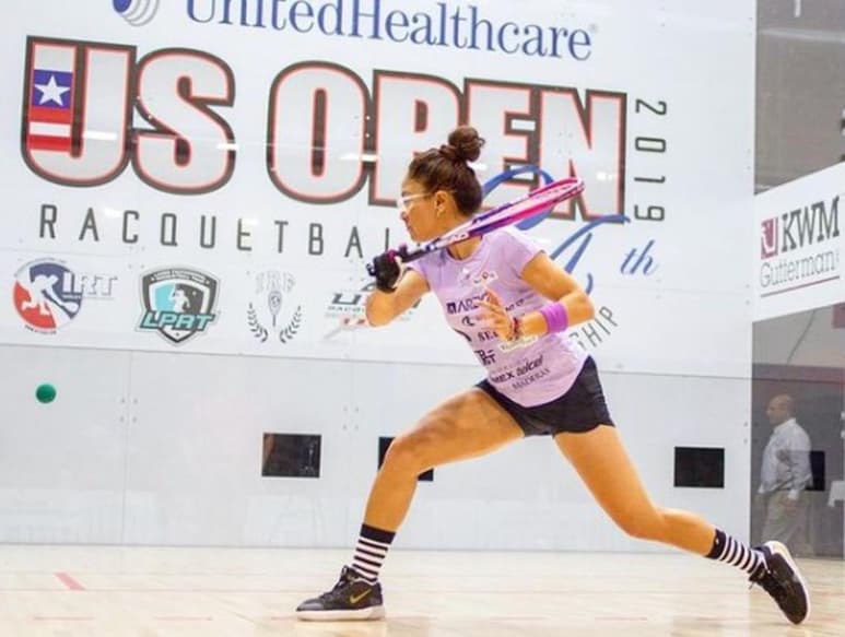 La mexicana Paola Longoria está nominada para ganar el premio al Mejor Atleta de Todos los Tiempos que otorgan los Juegos Mundiales. (ESPECIAL)