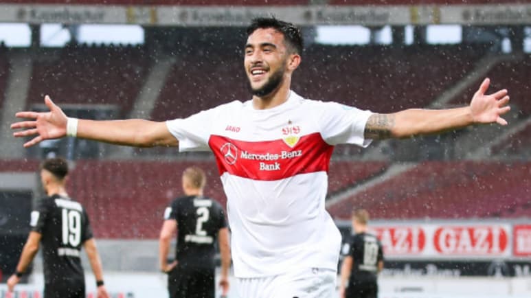 El argentino Nicolás González lideró la reacción del Stuttgart, que se reencontró con el triunfo en la Bundesliga al ganar a domicilio al Augsburgo (1-4), en la decimoquinta jornada de la competición que domina el Bayern Múnich. (Especial) 