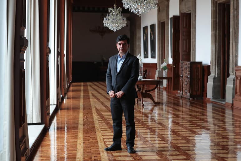 El coordinador general de Comunicación Social de la Presidencia de México, Jesús Ramírez Cuevas, informó a través de redes sociales que dio positivo a COVID-19. (ARCHIVO)