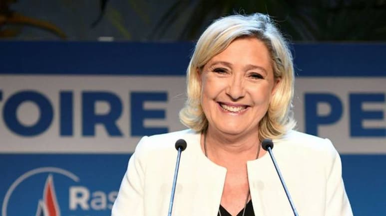 Desagradó en Portugal la visita de la política de ultraderecha francesa Marine LePen. (ARCHIVO)