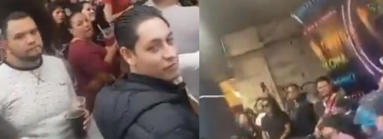 Decenas fueron captados mientras se congregaban en Tepito para disfrutar de la música (@C4JIMENEZ) 