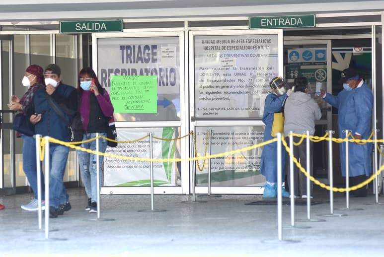 Ayer se reportó una ocupación de camas COVID del 50 % en la Clínica 71 del Seguro Social. (EL SIGLO DE TORREÓN)
