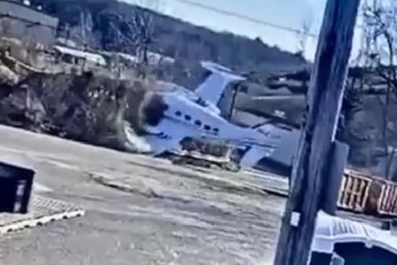 El avión sólo tenía al piloto como pasajero (CAPTURA)