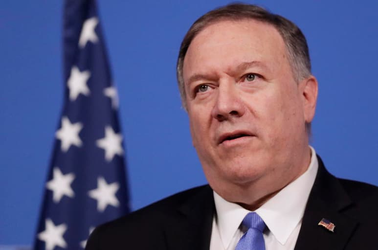 El secretario de Estado Mike Pompeo dijo el miércoles por Twitter que el presidente Donald Trump debería recibir el Premio Nobel de la Paz por promover la paz árabe-israelí. (ARCHIVO)