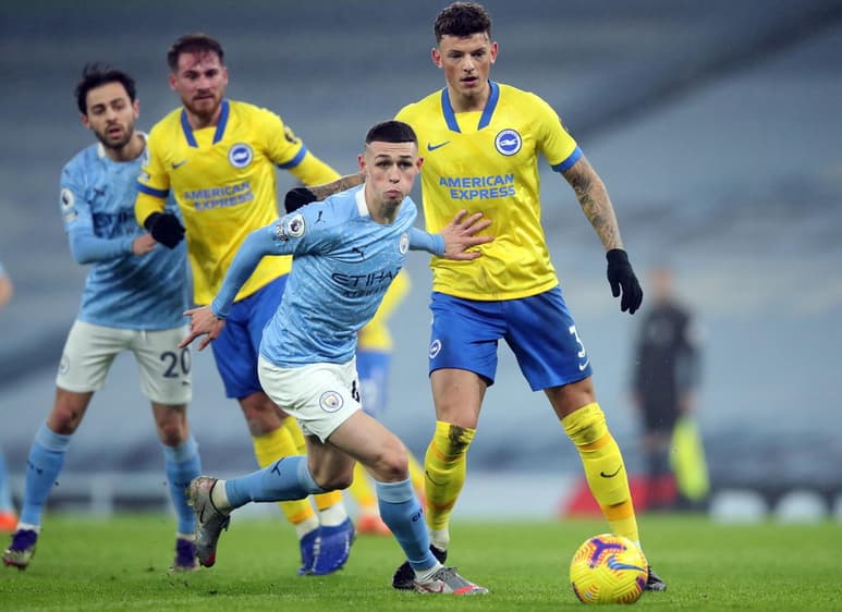 Phil Foden rubricó un notable gol y el Manchester City doblegó el miércoles 1-0 al Brighton, con lo que el volante se convirtió en el máximo anotador del equipo en la Liga Premier esta temporada. (ESPECIAL)
