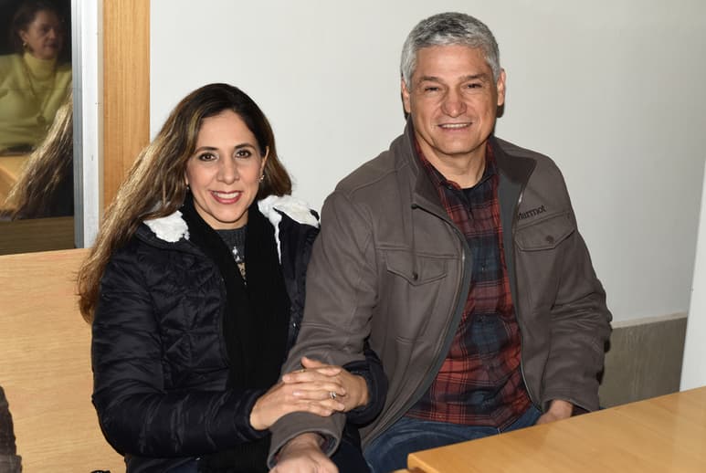 Braiton Vega, Daniela Báez y Cristian Reyes.