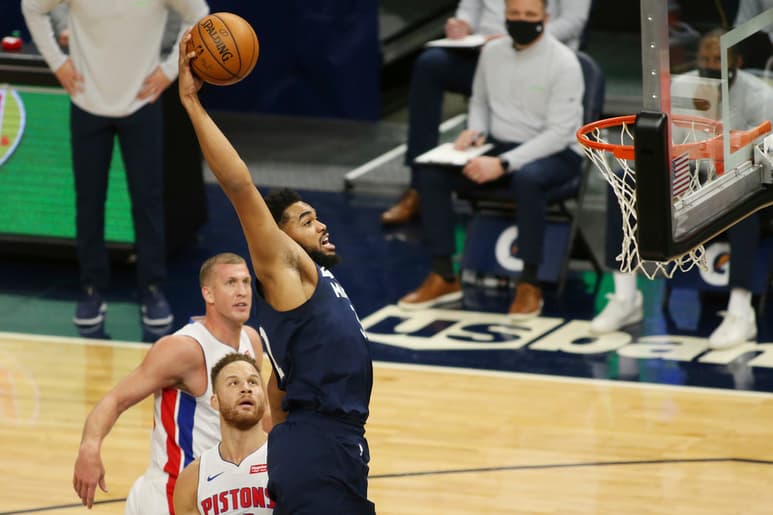 El jugador Karl-Anthony Towns dio positivo en días recientes (ESPECIAL)