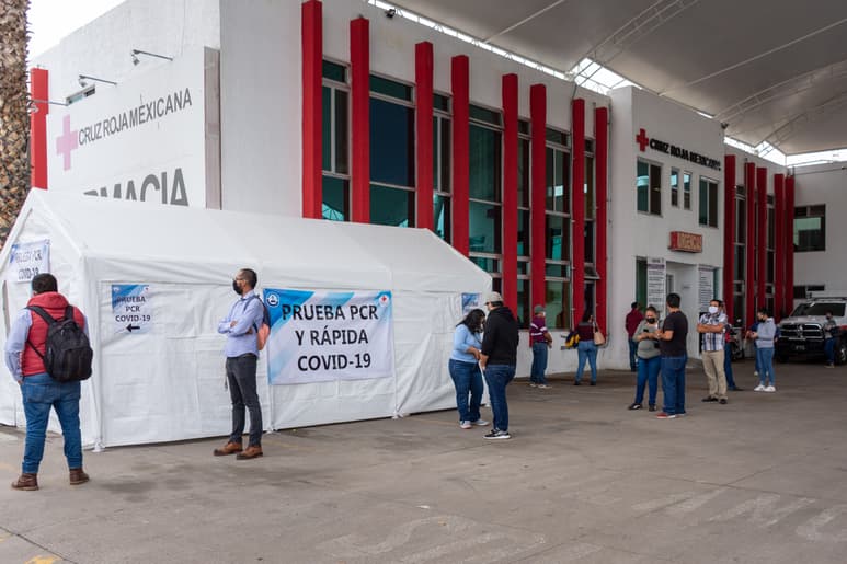 En la Cruz Roja de Durango ha bajado el número de personas que acuden a realizarse el examen PCR. (EL SIGLO DE TORREÓN)