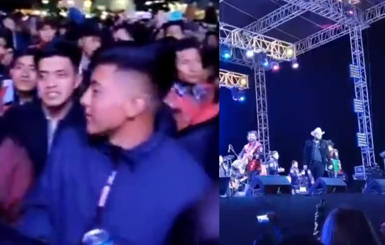 Critican en redes sociales las imágenes del concierto celebrado en Zinacantán (CAPTURA)