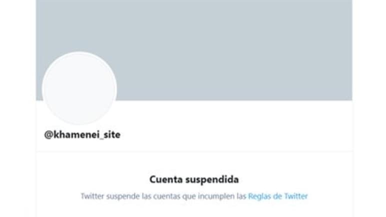 Twitter decidió suspender este viernes una cuenta asociada al líder supremo iraní, Alí Jameneí, por publicar una imagen que sugiere un ataque aéreo contra el expresidente Donald Trump que reza: 'La venganza es inevitable'. (ESPECIAL) 
