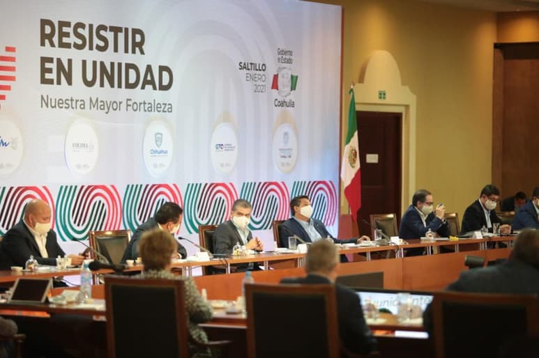 Los gobernadores que integran la Alianza Federalista se reunieron ayer en Saltillo para analizar las acciones a implementar durante esta pandemia, así como el proceso de compra de las vacunas anunciado por la Federación.
(EL SIGLO DE TORREÓN)
