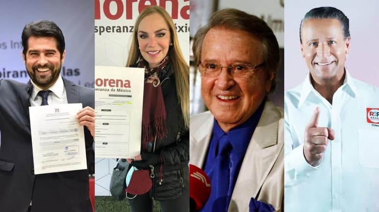 Recién, políticos de la nación se encuentran en precampaña con el fin de ganar las candidaturas oficiales de sus partidos y tal y como ha ocurrido en sufragios pasados, algunos famosos se han destapado con el mismo objetivo. (ESPECIAL)