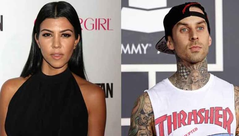 Luego de meses de rumores, aseguran que Kourtney Kardashian tiene un romance con Travis Barker, baterista de la banda Blink 182. (ESPECIAL)