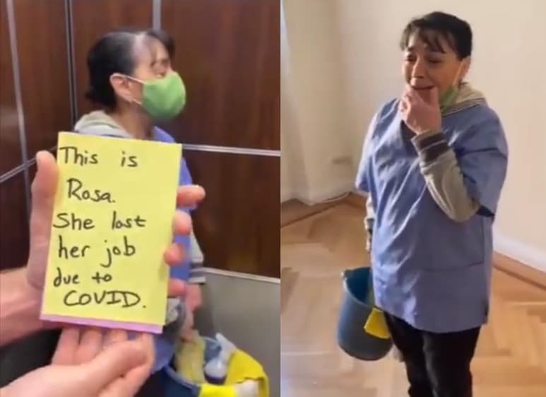 Debido a la pandemia por COVID-19, la mujer perdió su empleo (CAPTURA)