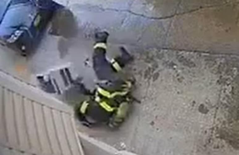 El bombero sobrevivió y se encuentra en condición estable (CAPTURA)